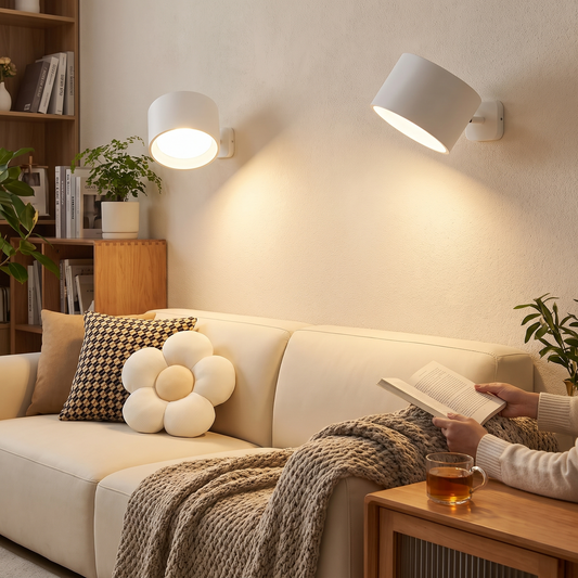 Rechargeable Wall Light with 360 Rotation