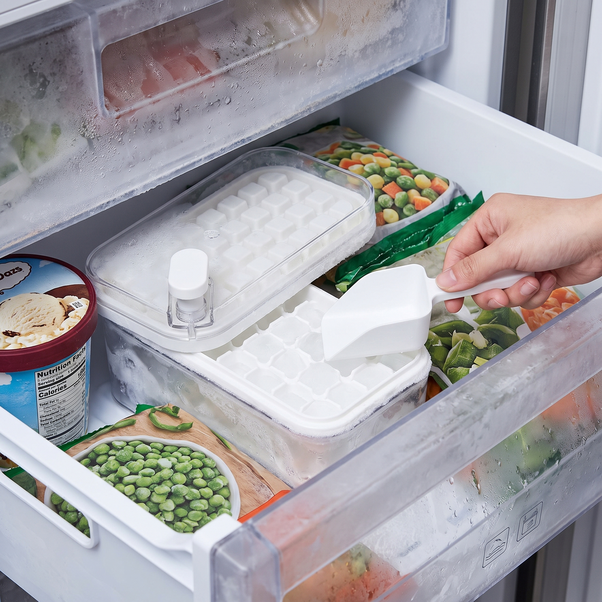 One-Click Ice Tray System