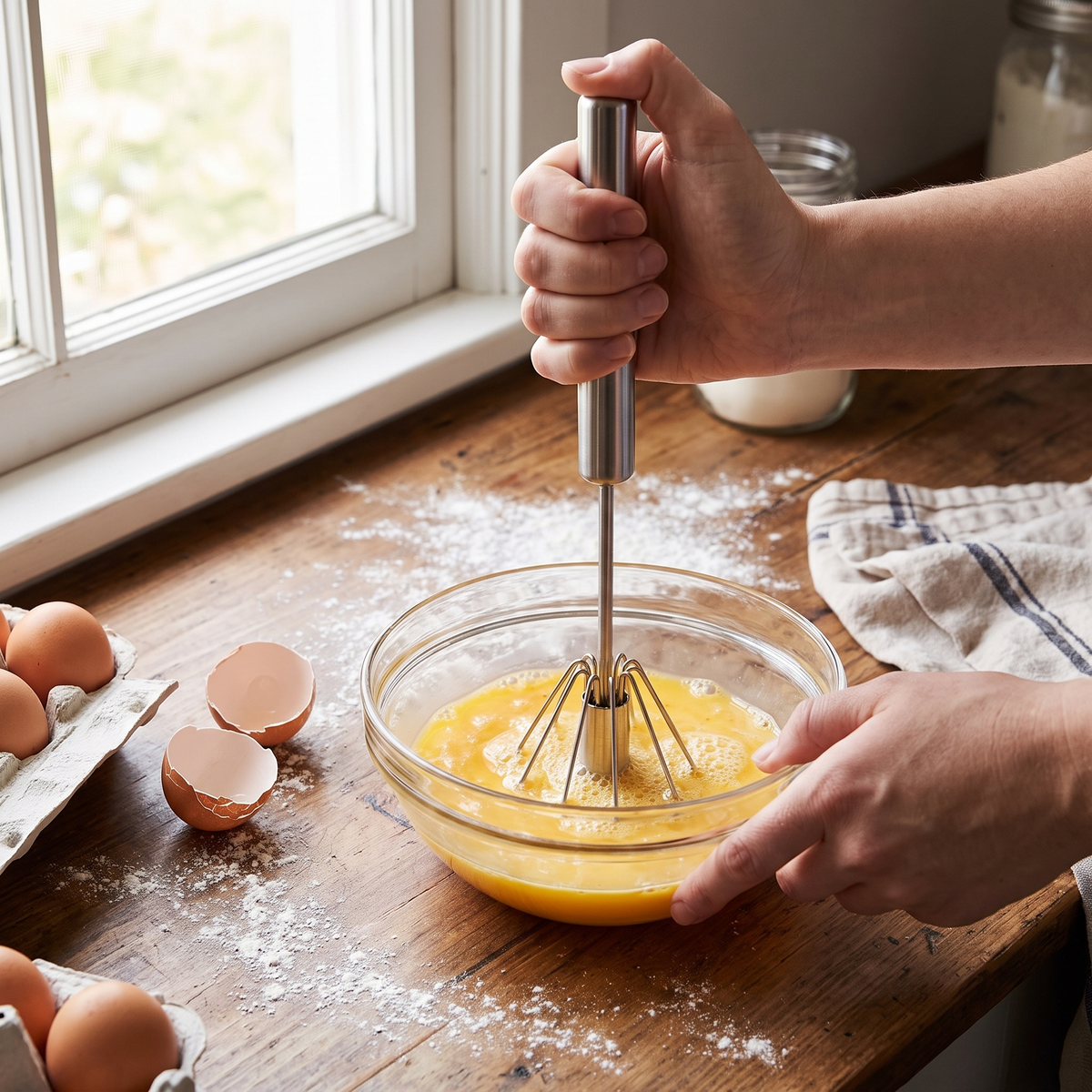 Automatic Whisk for Effortless Mixing