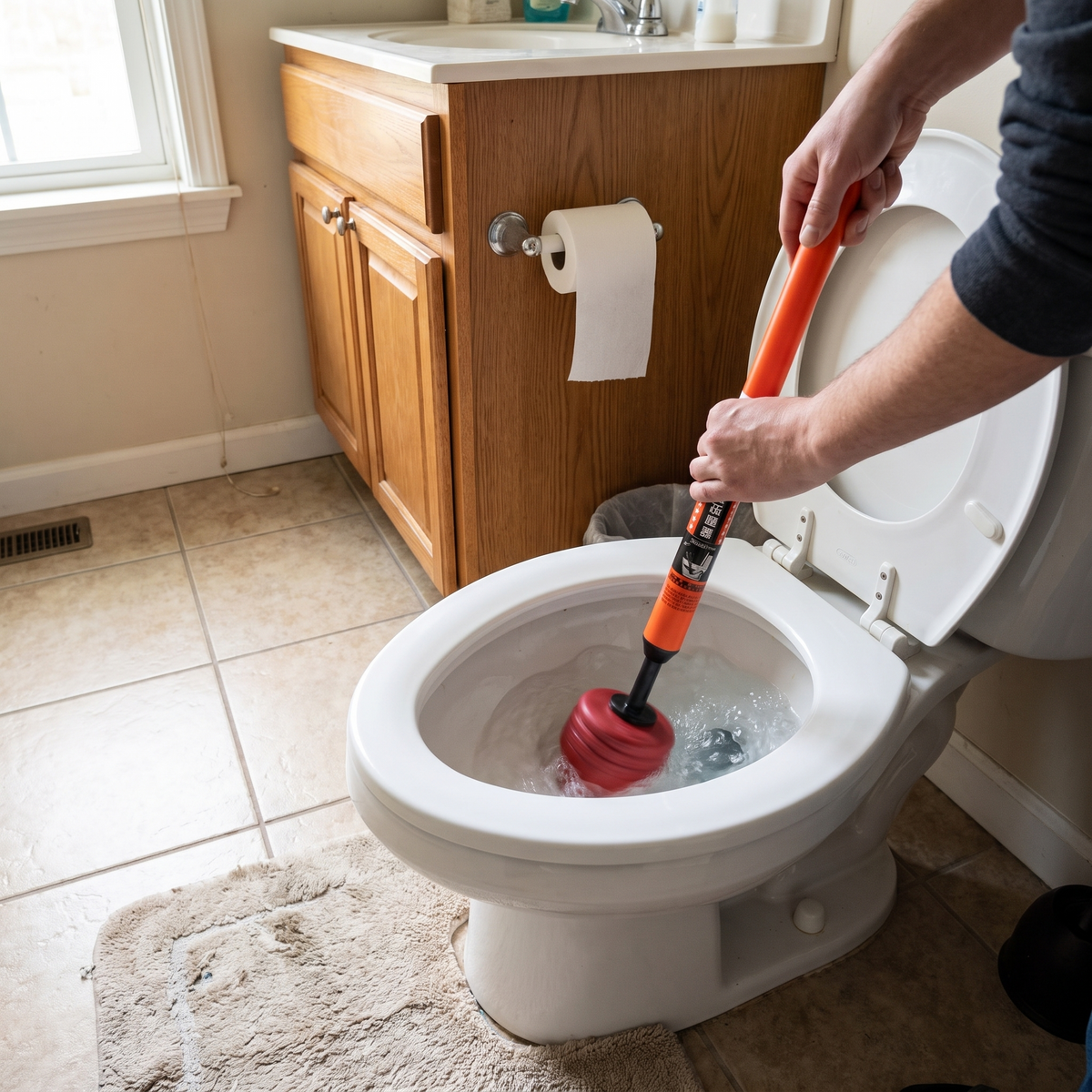 High-Pressure Toilet Plunger