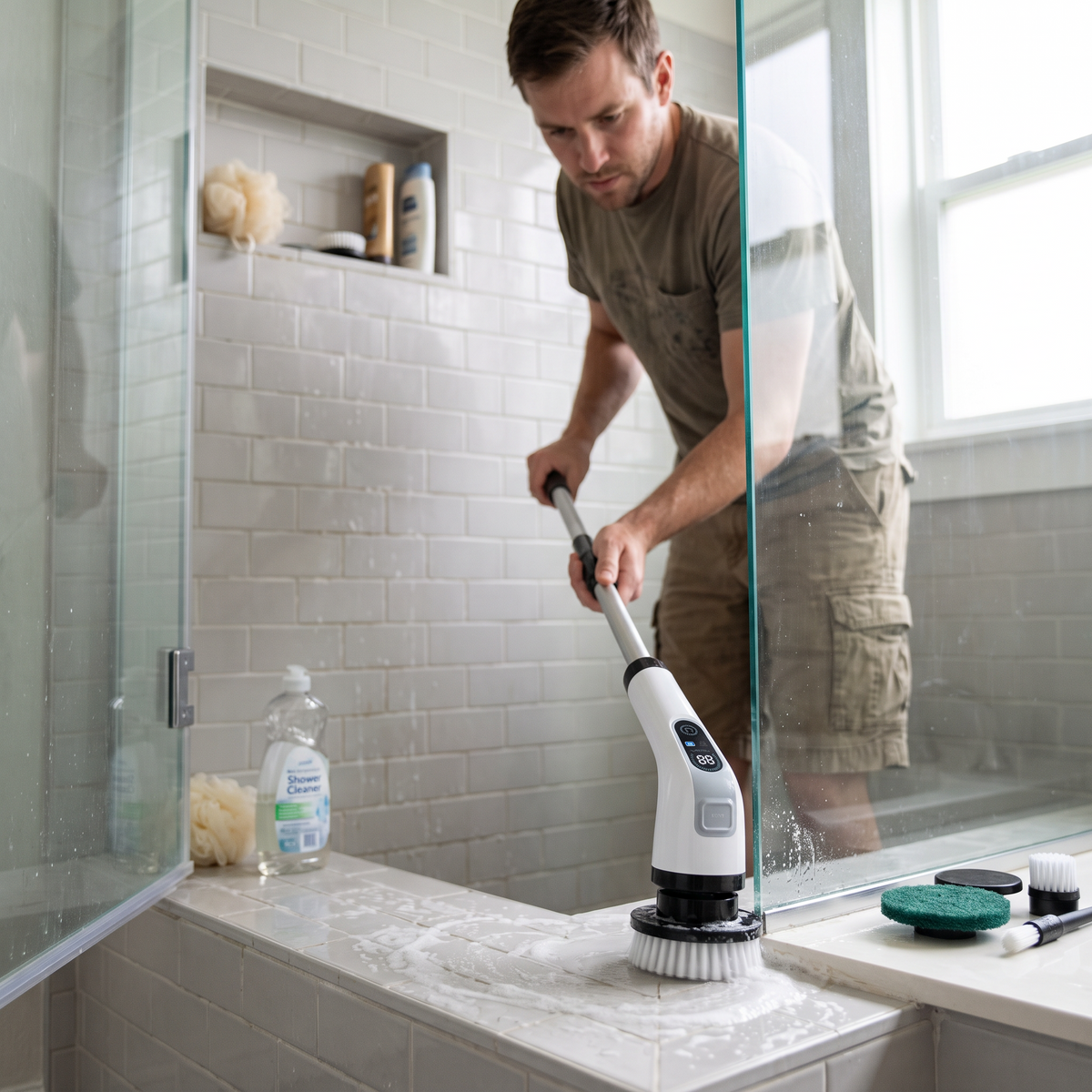Rechargeable Electric Scrubber
