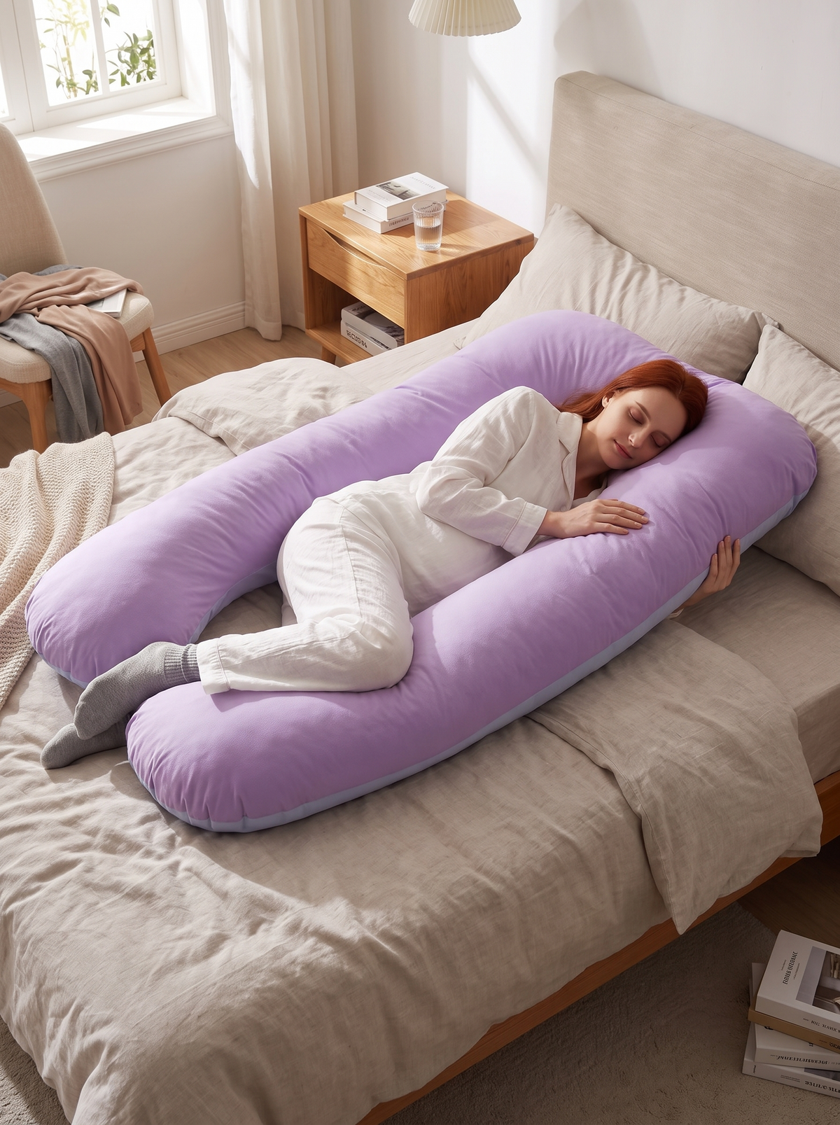 Full Support Body Pillow lifestyle 2
