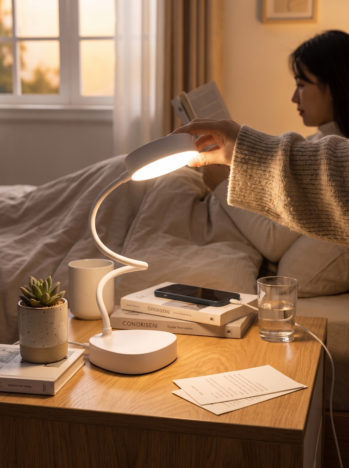 Touch Control LED Bedside Lamp lifestyle 3