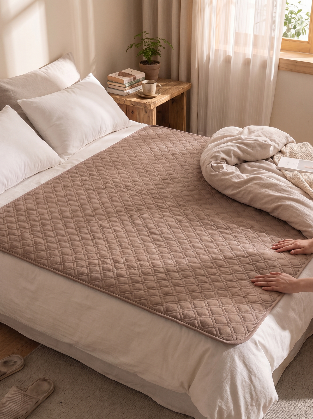 Washable Bed Protector lifestyle 1