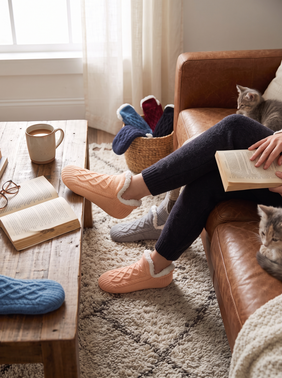 Non Slip Thermal Fleece Socks lifestyle 3