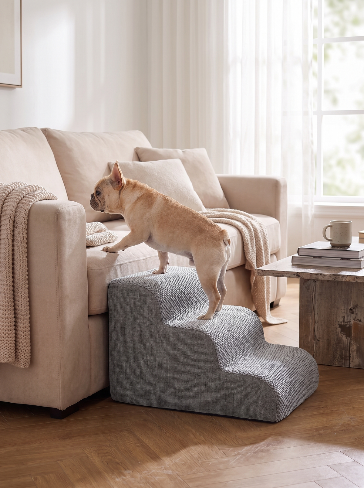Dog Stairs for Bed lifestyle 2