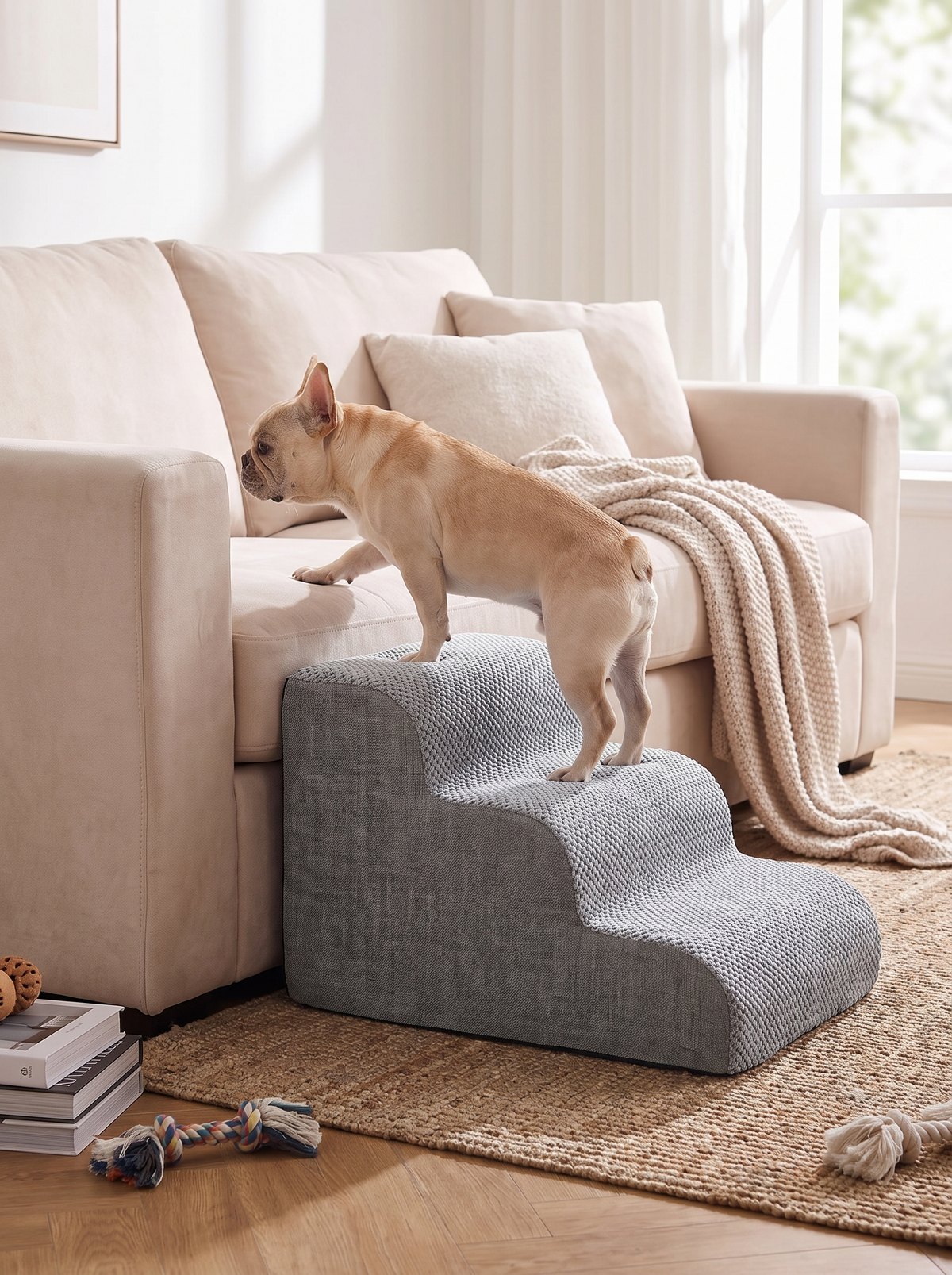 Dog Stairs for Bed lifestyle 3