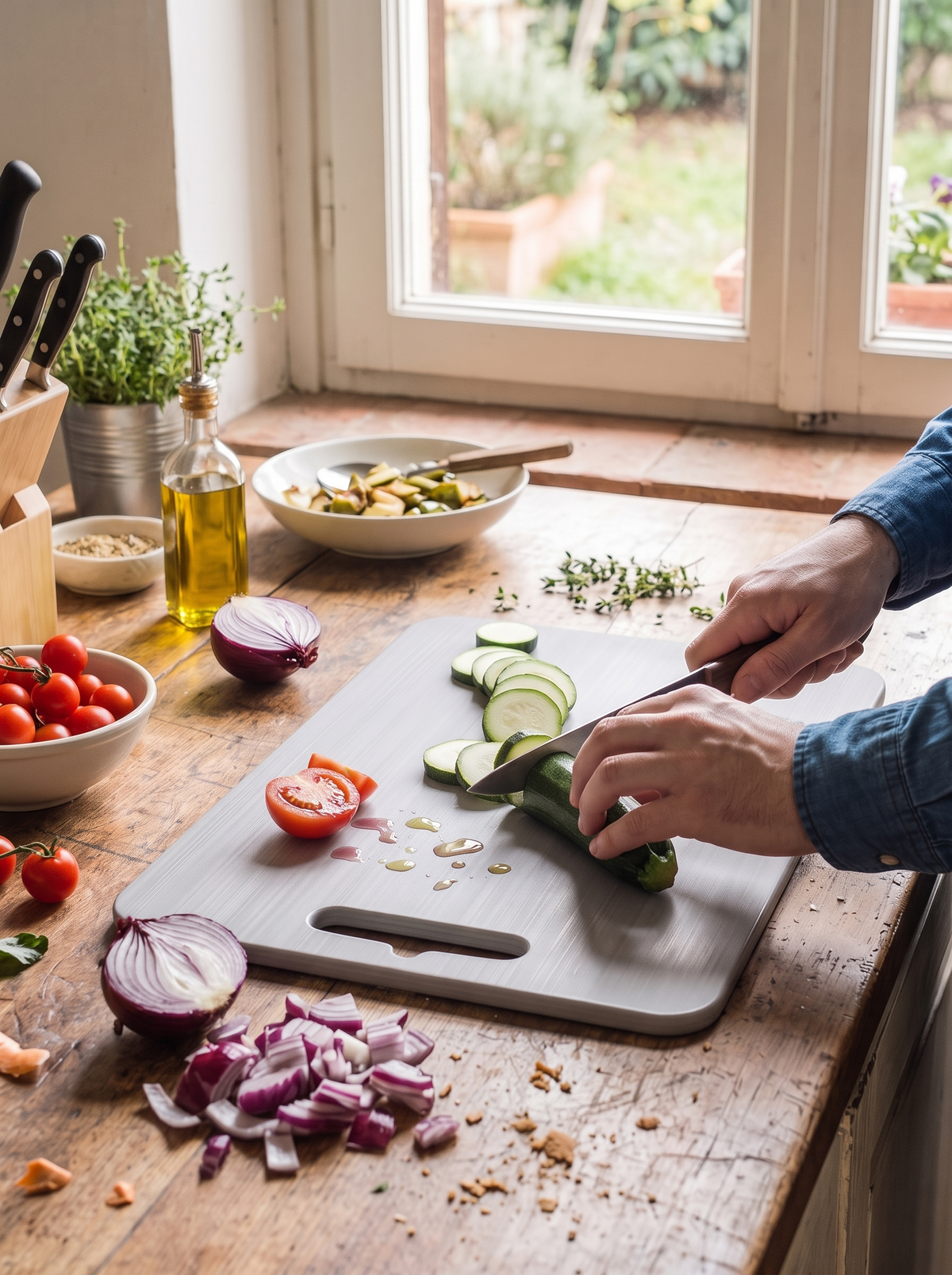 Titanium Cutting Board lifestyle 1