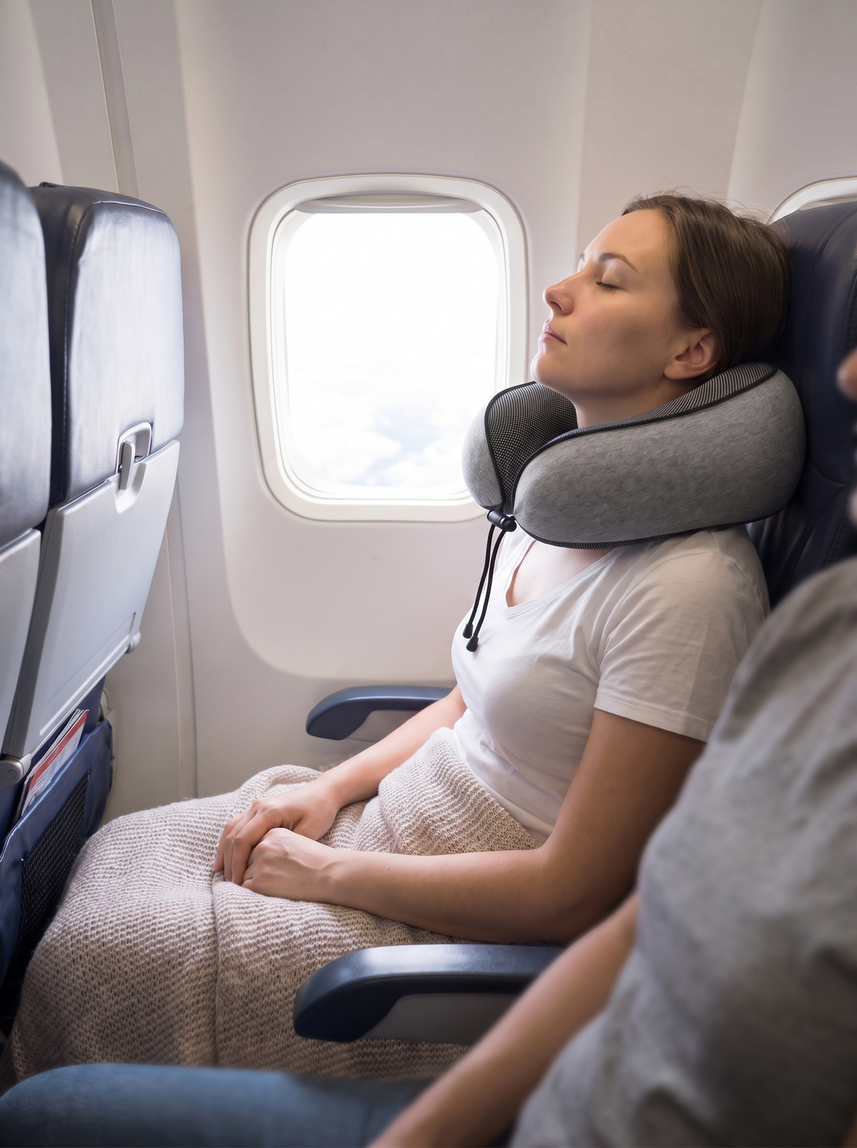 Snail Memory Foam Travel Neck Pillow lifestyle 3