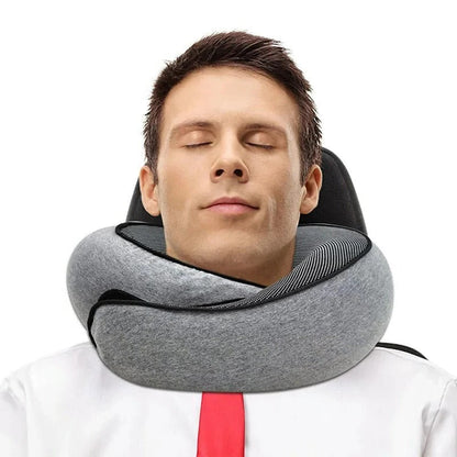 Snail Memory Foam Travel Neck Pillow