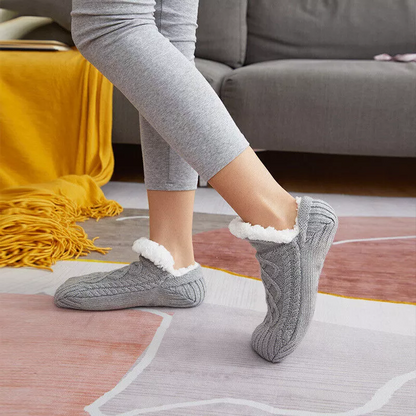 Non-Slip Thermal Fleece Socks for Women