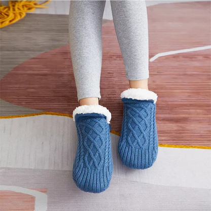 Non-Slip Thermal Fleece Socks for Women