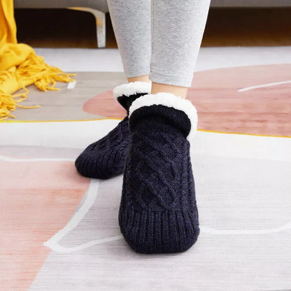 Non-Slip Thermal Fleece Socks for Women