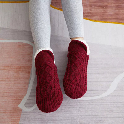 Non-Slip Thermal Fleece Socks for Women