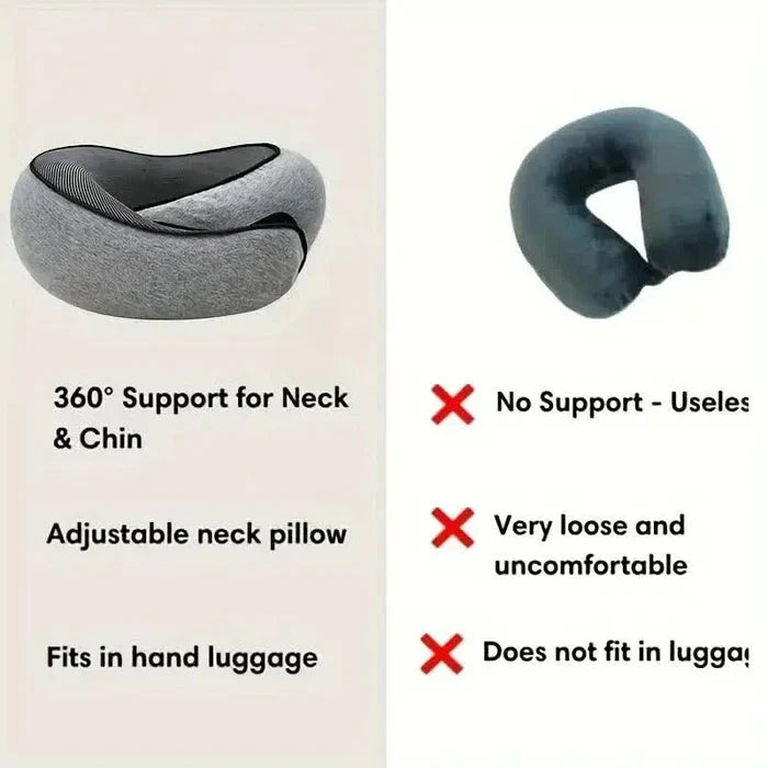 Snail Memory Foam Travel Neck Pillow
