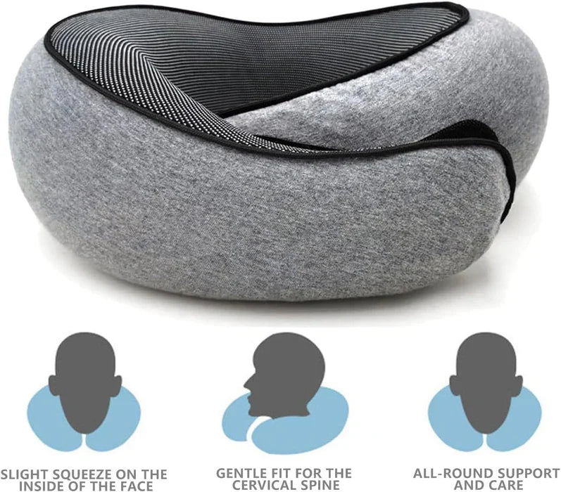Snail Memory Foam Travel Neck Pillow